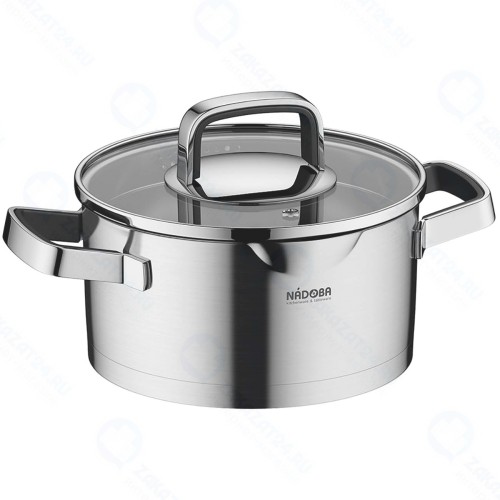 Кастрюля с крышкой NADOBA Dona, 2,3 л, 18 см (726113)