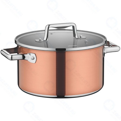 Кастрюля с крышкой NADOBA Medena, 5,8 л, 24 см (726811)