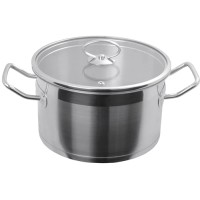 Кастрюля с крышкой VINZER Universum Series, 24 см, 6,5 л (89064)