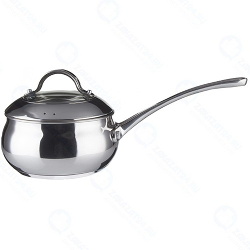 Ковш с крышкой VINZER Grand Majestic Glossy Series, 14 см, 1,2 л (89160)