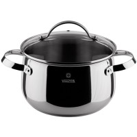 Кастрюля с крышкой VINZER 24 см, 7 л (89168)