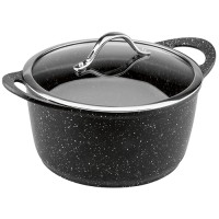 Кастрюля с крышкой VINZER Premium Granite Induction, 20 см, 3,1 л (89451)