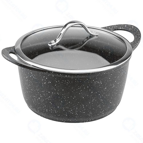 Кастрюля с крышкой VINZER Premium Granite Induction, 20 см, 3,1 л (89451)