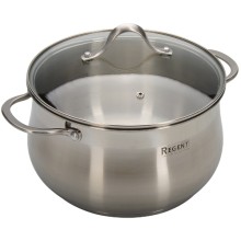 Кастрюля с крышкой REGENT-INOX 93-Amv-05 Ameli, 6,9 л, 24*14 см