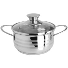 Кастрюля с крышкой REGENT-INOX 93-BIMv-01 Bimbo, 0,6 л, 12*5 см