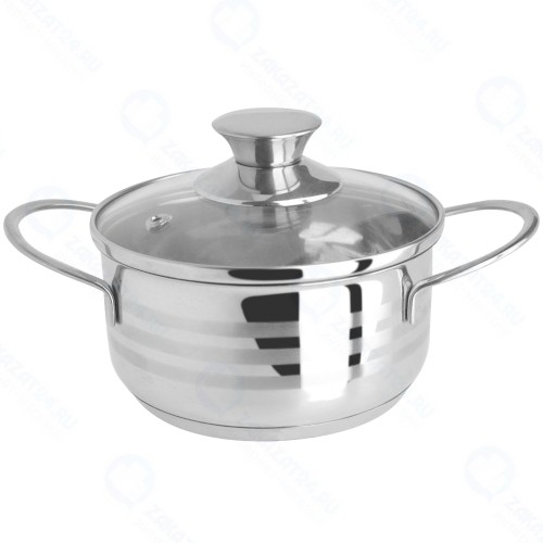 Кастрюля с крышкой REGENT-INOX 93-BIMv-03 Bimbo, 1 л, 14х7 см