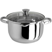 Кастрюля с крышкой REGENT-INOX 93-CU-05 Cucina, 6 л, 24х13,5 см