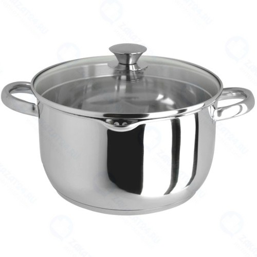 Кастрюля с крышкой REGENT-INOX 93-CU-05 Cucina, 6 л, 24х13,5 см