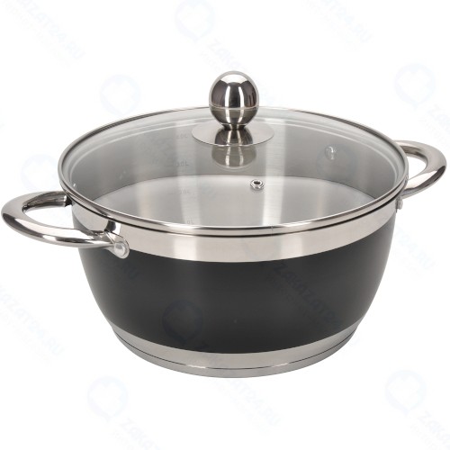 Кастрюля с крышкой REGENT-INOX 93-ES-04 Estro, 2,5 л, 20*10 см