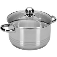 Кастрюля с крышкой REGENT-INOX 93-Lv13 Luna, 4,5 л, 22х12 см