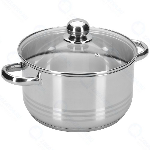 Кастрюля с крышкой REGENT-INOX 93-Lv13 Luna, 4,5 л, 22х12 см