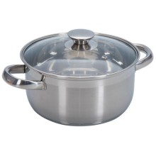 Кастрюля с крышкой REGENT-INOX 94-1002 Promo, 1,5 л, 16х7,5 см