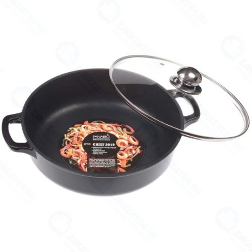 Сотейник с крышкой PANAIRO Chief 2019, 26 см (CH-26-S-K)