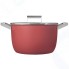 Кастрюля с крышкой Smeg 7,7 л, красная (CKFC2611RDM)