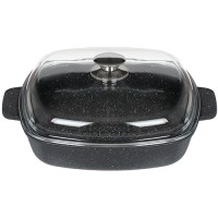 Жаровня с крышкой VICTORIA Diamond Induction, 28х28 см (D1128G)