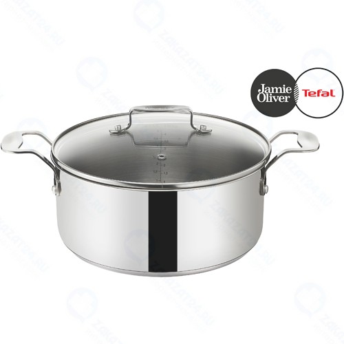 Кастрюля с крышкой Tefal Jamie Oliver, 3 л (E7914414)