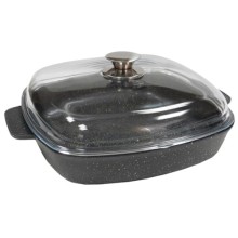 Жаровня с крышкой VICTORIA Гранит, 26х26 см (G1126G) Жаровня с крышкой VICTORIA Гранит, 26х26 см (G1126G)