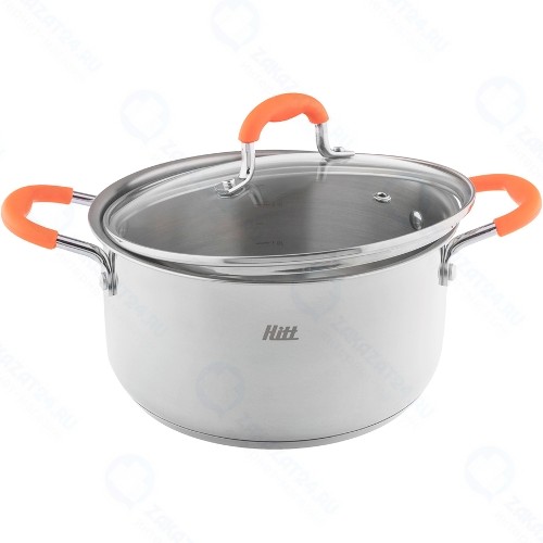 Кастрюля с крышкой Hitt Colorfest, 1,5 л, 16х8 см (HCF-OC16)