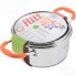 Кастрюля с крышкой Hitt Colorfest, 1,5 л, 16х8 см (HCF-OC16)