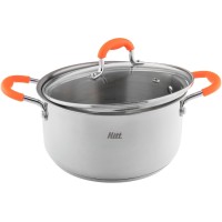 Кастрюля с крышкой Hitt Colorfest, 3,1 л, 20х10,5 см (HCF-OC20)