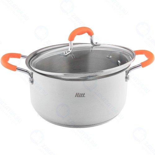 Кастрюля с крышкой Hitt Colorfest, 3,1 л, 20х10,5 см (HCF-OC20)
