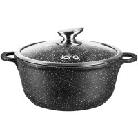 Кастрюля с крышкой LARA Rio, 24 см, 4,2 л, антипригарное покрытие (LR02-204)