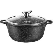 Кастрюля с крышкой LARA Rio, 28 см, 6,1 л, антипригарное покрытие (LR02-206) Кастрюля с крышкой LARA Rio, 28 см, 6,1 л, антипригарное покрытие (LR02-206)