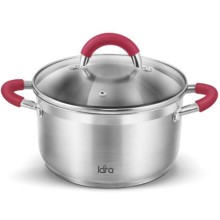 Кастрюля с крышкой LARA Riviera, 16x9 см, 1,7 л (LR02-320) Кастрюля с крышкой LARA Riviera, 16x9 см, 1,7 л (LR02-320)