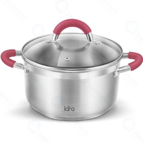 Кастрюля с крышкой LARA Riviera, 20x11 см, 3,3 л (LR02-322)