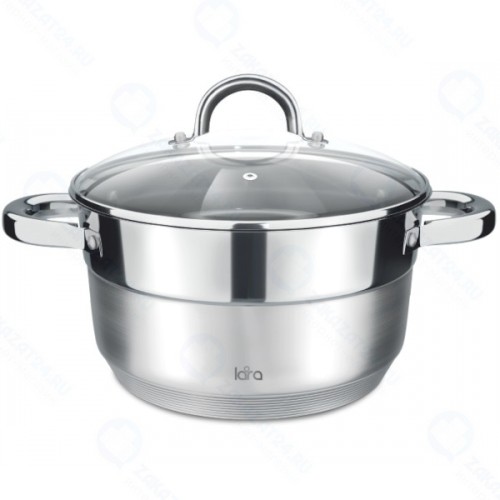 Кастрюля с крышкой LARA Aurora, 11,5x18 см, 2,8 л (LR02-401)