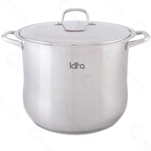 Кастрюля с крышкой LARA 28x23 см, 13,6 л (LR02-44)