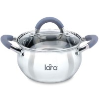 Кастрюля с крышкой LARA Bell, 22x12,5 см, 4,7 л (LR02-483)