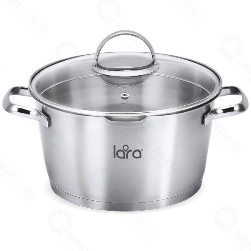 Кастрюля с крышкой LARA Bohema, 16x9,5 см, 1,6 л (LR02-510)