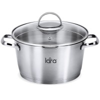 Кастрюля с крышкой LARA Bohema, 18x10,5 см, 2,3 л (LR02-511)