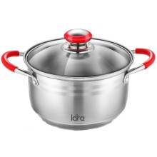 Кастрюля с крышкой LARA Лондон, 16x10,5 см, 1,7 л (LR02-760)