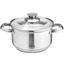 Кастрюля с крышкой LARA Чикаго, 18x10,5 см, 2,7 л (LR02-772)