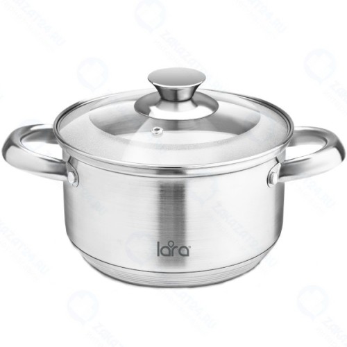 Кастрюля с крышкой LARA Чикаго, 22x12,5 см, 4,4 л (LR02-774)