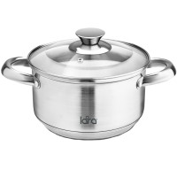 Кастрюля с крышкой LARA Чикаго, 24x13,5 см, 5,9 л (LR02-775)