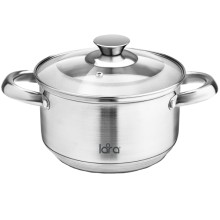 Кастрюля с крышкой LARA Чикаго, 24x13,5 см, 5,9 л (LR02-775) Кастрюля с крышкой LARA Чикаго, 24x13,5 см, 5,9 л (LR02-775)