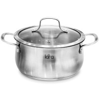 Сотейник с крышкой LARA Прованс, 1,8 л, 16x9 см (LR03-35)