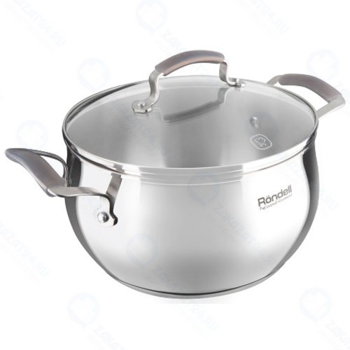 Кастрюля с крышкой Rondell Charm, 5,9 л (RDS-734)