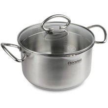 Кастрюля с крышкой Rondell RDS-991 Edel, 20 см, 3,1 л Кастрюля с крышкой Rondell RDS-991 Edel, 20 см, 3,1 л