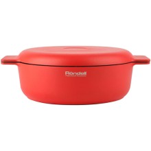 Кастрюля с крышкой Rondell Red Edition RDS-1118, 24 см Кастрюля с крышкой Rondell Red Edition RDS-1118, 24 см