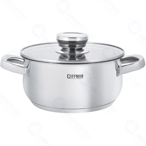 Кастрюля с крышкой GUFFMAN Maestro, 2,4 л (T02-01720R)