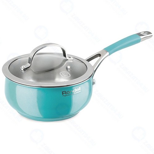 Ковш с крышкой Rondell Turquoise RDS-716, 1.5 л