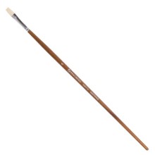 Кисть художественная Brauberg Art Classic, щетина, плоская, №6, длинная ручка (200715)