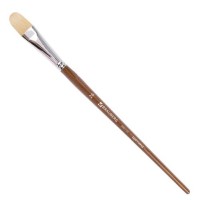 Кисть художественная Brauberg Art Classic, щетина, овальная, №26, длинная ручка (200739)