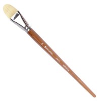 Кисть художественная Brauberg Art Classic, щетина, овальная, №36, длинная ручка (200741)