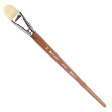 Кисть художественная Brauberg Art Classic, щетина, овальная, №36, длинная ручка (200741)