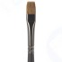 Кисть художественная Brauberg Art Classic, колонок, плоская, № 8, длинная ручка (200939)
